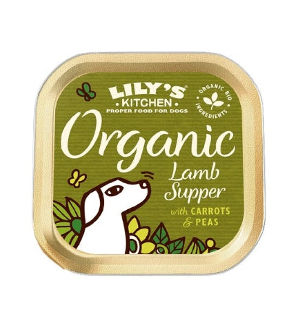 Lily's Kitchen Organic Lamb Supper Wet Dog Food 150G Pack of 11