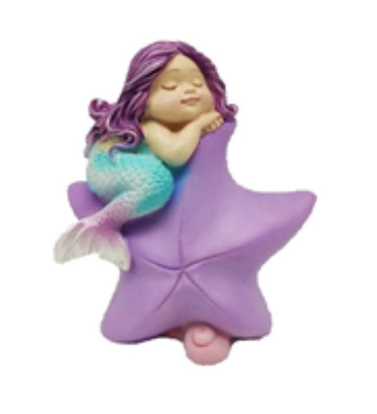 Hugo Kamishi Mermaid on a Star Aquarium Decor