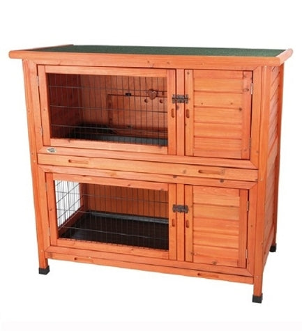 Trixie Natura Brown Hutch 2 Storey for Small Pets