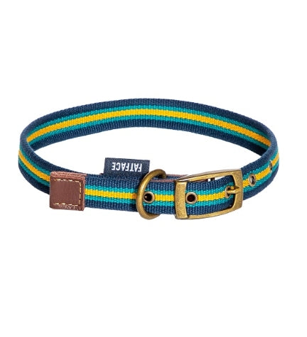 Danish Design FatFace Bold Stripe Woven Dog Collar