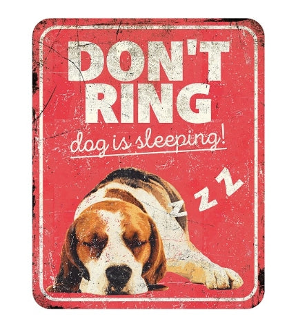 D&D Home Warning Sign Beagle