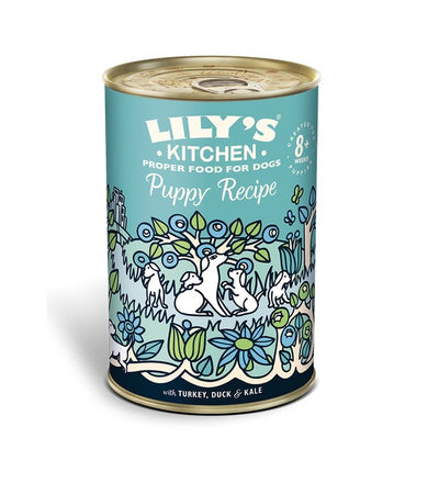 Lily's Kitchen Turkey & Duck Recipe Puppy Wet Food 400G Pack of 6