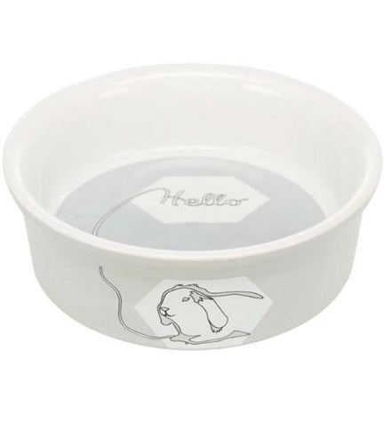 Trixie Comic Rabbit Ceramic Bowl for Small Pets