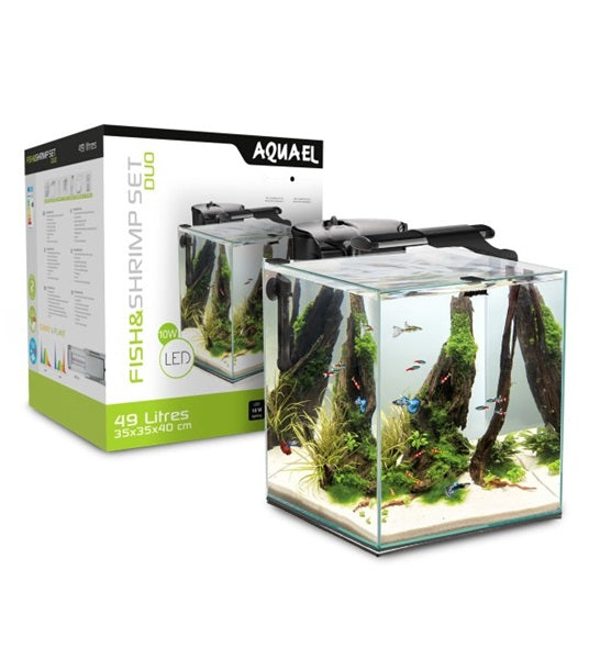 Aquael Fish & Shrimp Set Duo 49L Aquarium