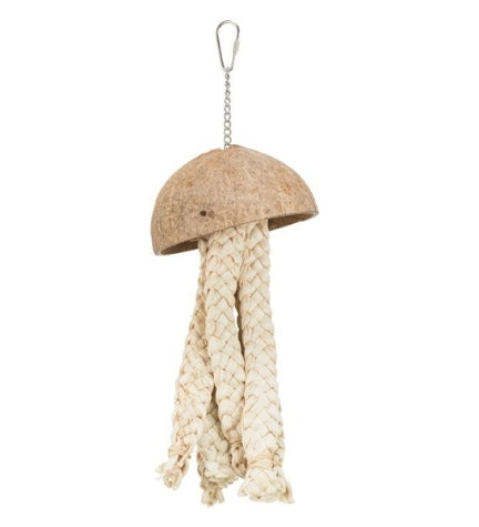 Trixie Coconut & Banana Leaves Natural Bird Toy