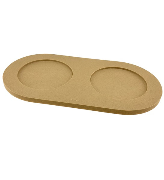 Pino Sand-made Serving Tray Camel Brown Large