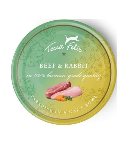 Terra Felis Beef & Rabbit Cat Wet Food 80G