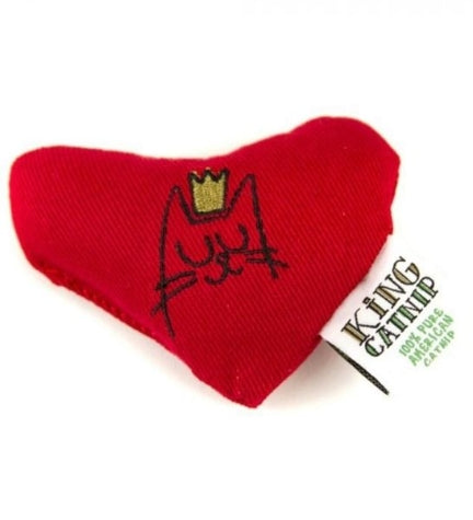 King Catnip Heart Cat Toy