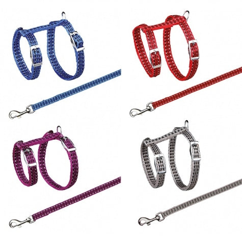 Trixie Reflecting Harness with Leash for Cats