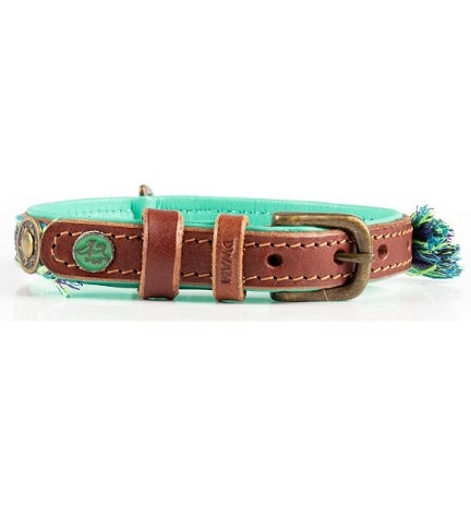 DWAM Boho Juan Leather Dog Collar