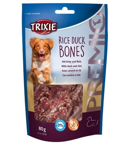 Trixie Premio Rice Duck Bones Dog Treats 80G