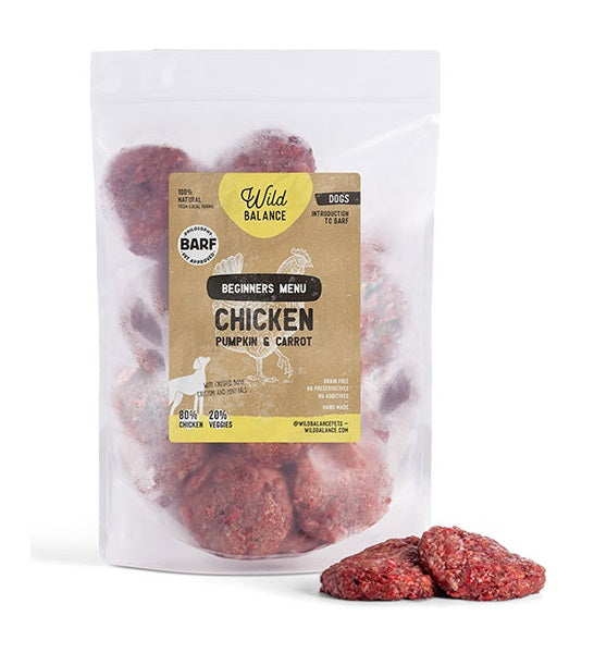 Wild Balance Complete BARF Beginners Menu Chicken Raw Food for Dogs