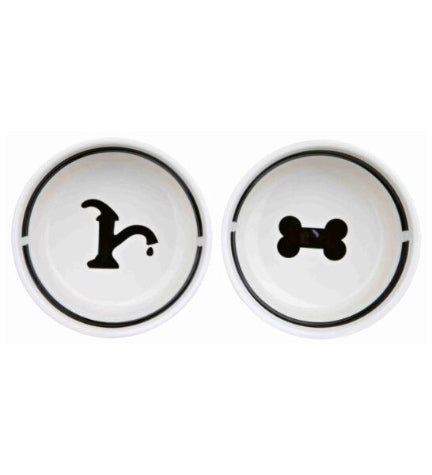 Trixie Ceramic Eat on Feet Set for Dogs