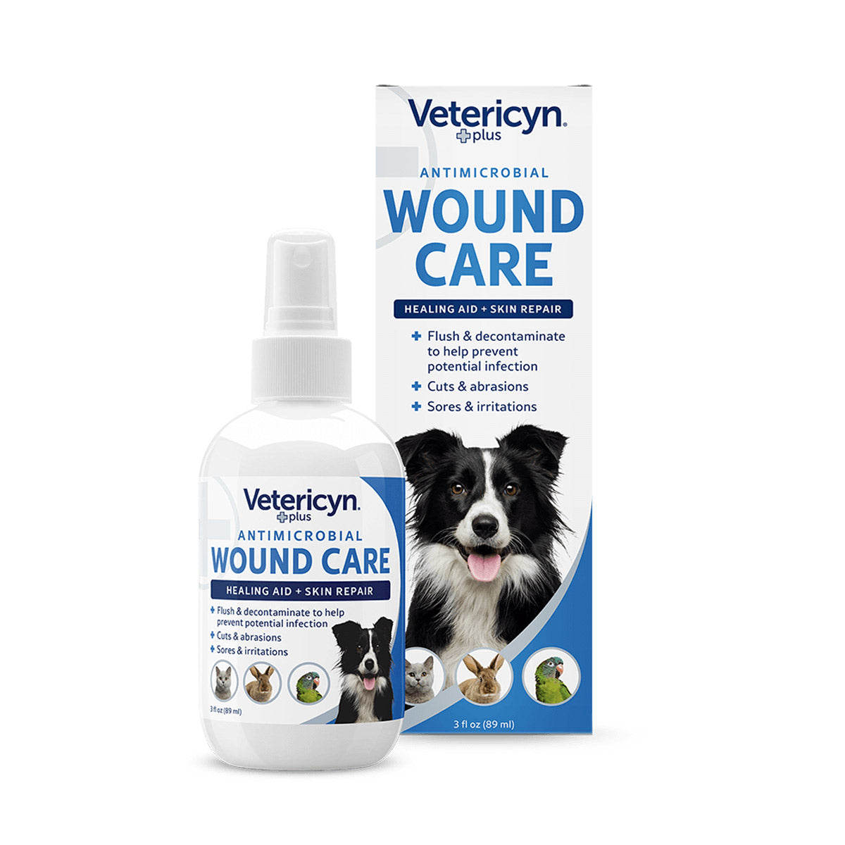 Vetericyn Plus Antimicrobial All Animal Wound and Skin Care 3oz