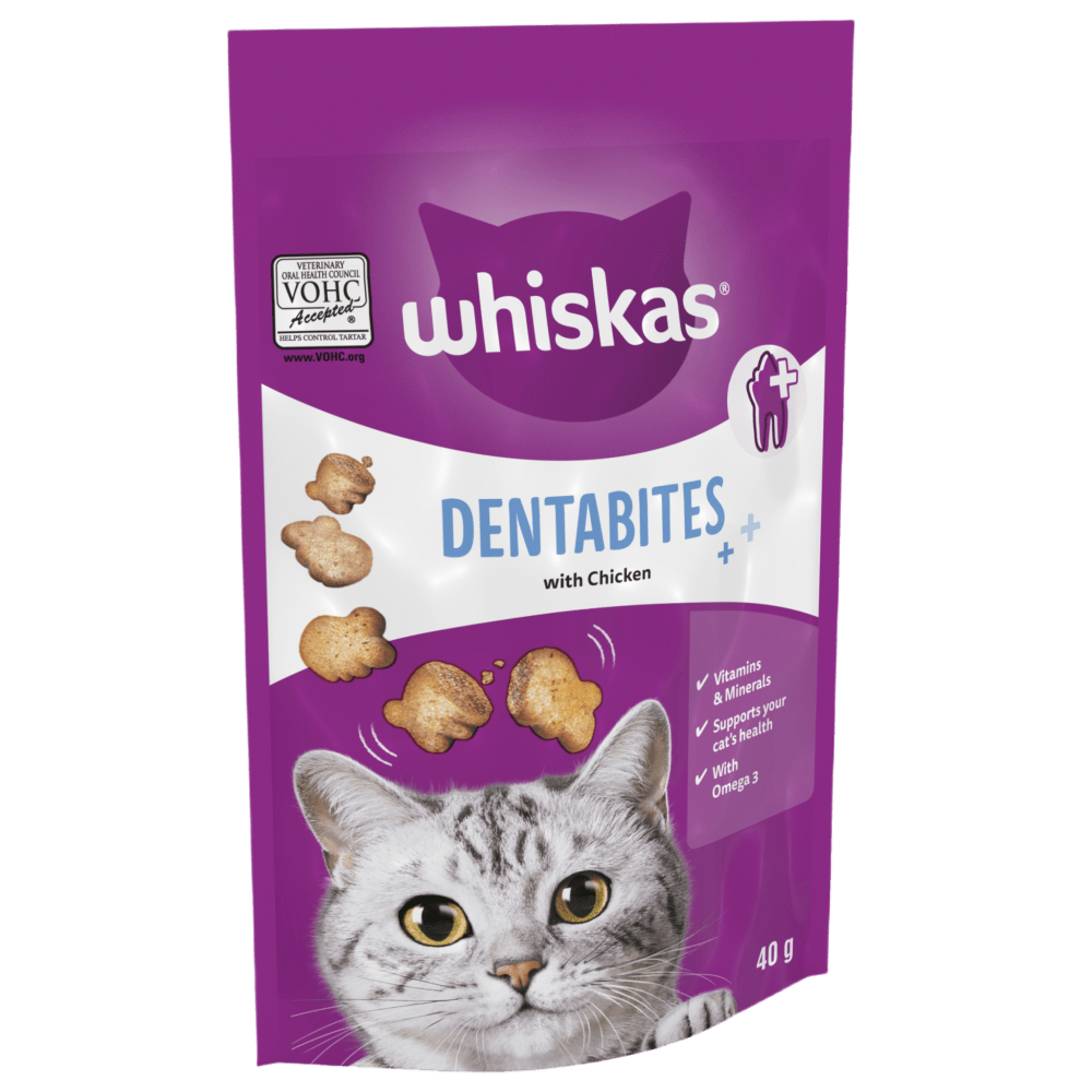 Whiskas DentaBites with Chicken Cat Treats