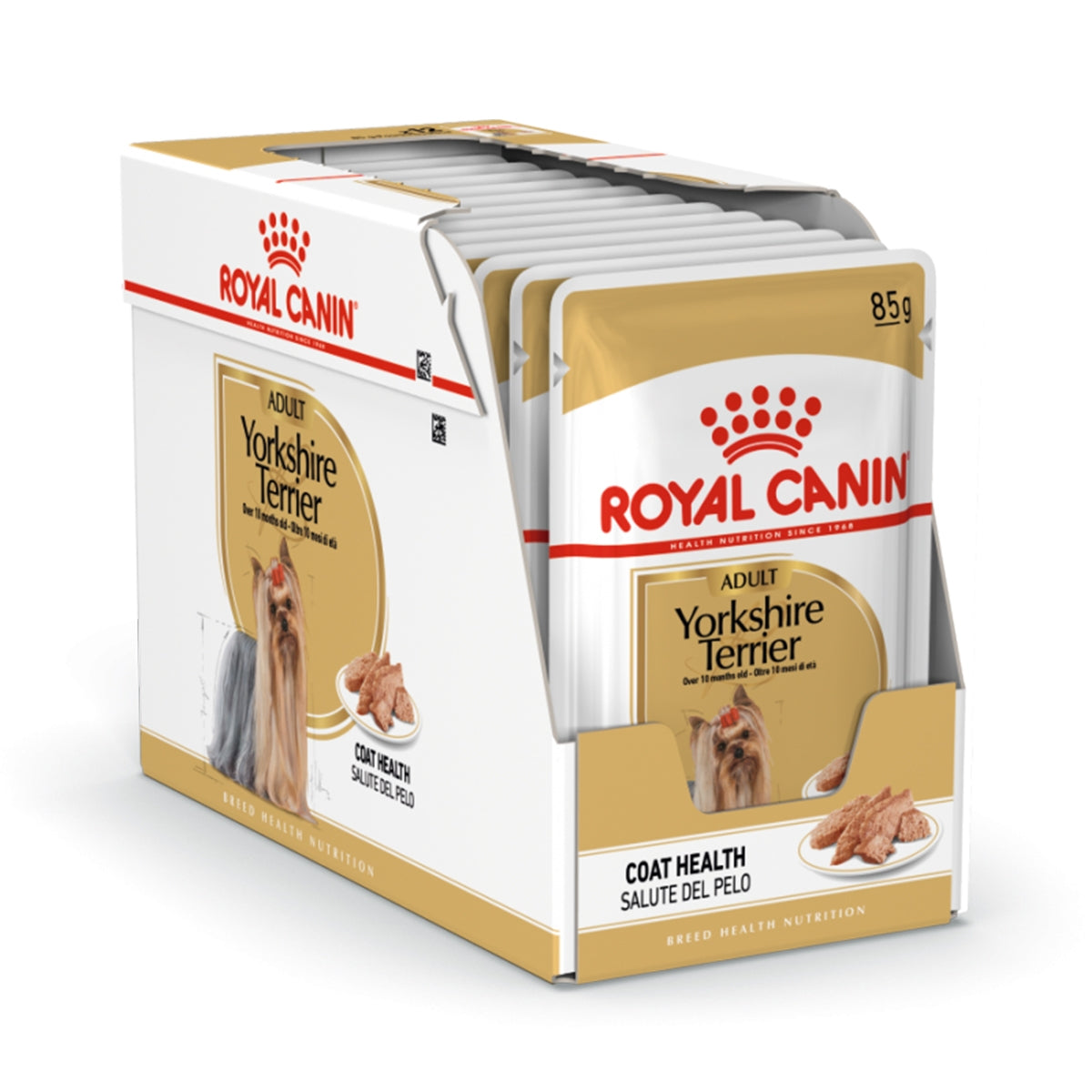Royal Canin 12 x 85 gm Breed Health Nutrition Yorkshire Adult (Wet Food Pouches)