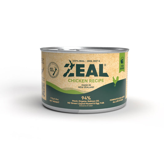 Zeal Grain Free Canned Dog Food 170g - (Chicken Recipe)
