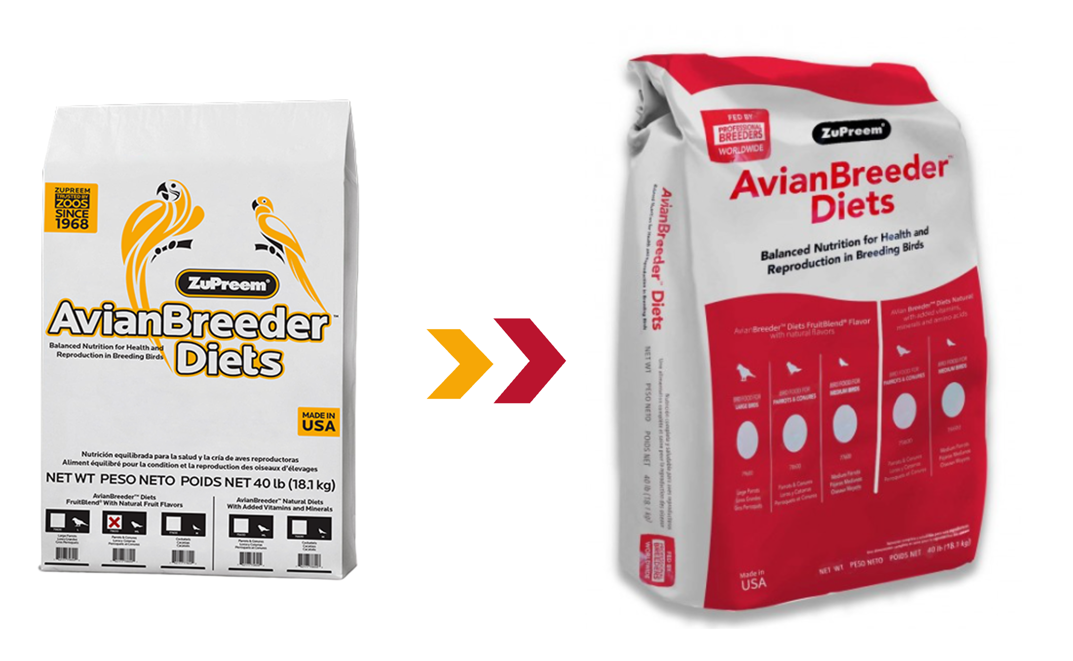 AvianBreeder FruitBlend Parrots & Conures 40 lbs (18.14 kg)