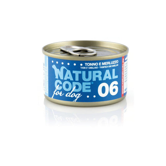 Natural Code Tuna & Codfish Cooking Water Wet Dog Food - 90G