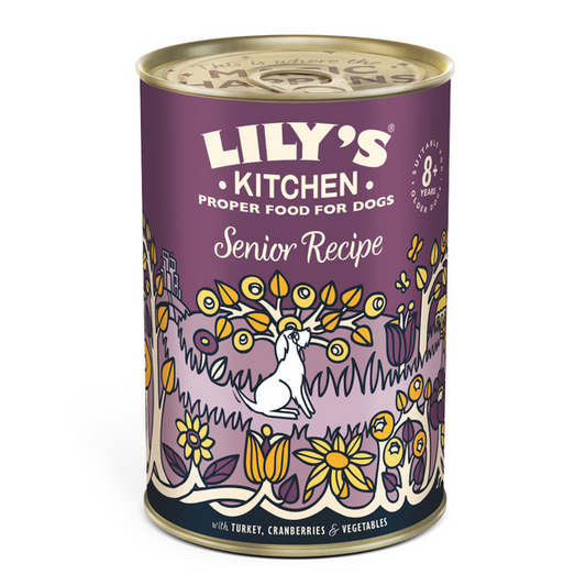 Lily's Kitchen Senior Recipe Dog Wet Food 400G Pack of 6
