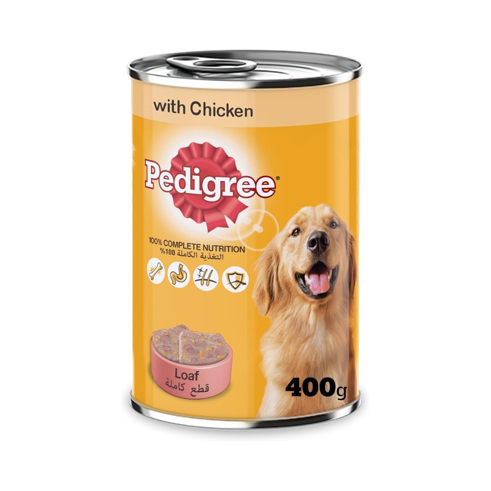 Pedigree Chicken Loaf Wet Dog Food - 400G