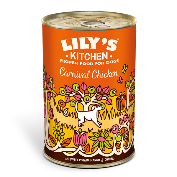 Lily's Kitchen Dog Carnival Chicken Wet Food 400G Pack of 6