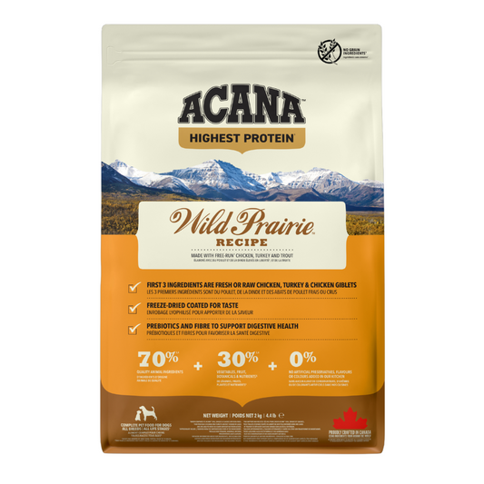 Acana Highest Protein Wild Prairie Recipe Dry Dog Food