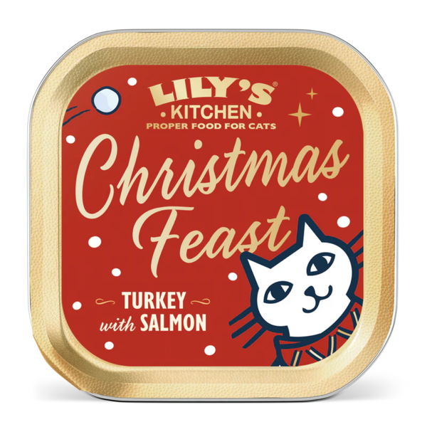 Lily's Kitchen Christmas 2025 Turkey & Salmon Pate Wet Cat Food 85G