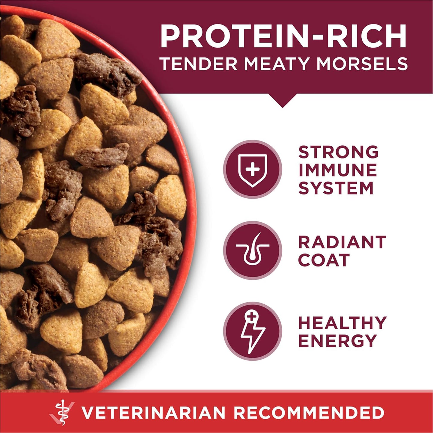 (3.63kg) Purina ONE Small Bites Dry Dog Food Beef & Rice Formula