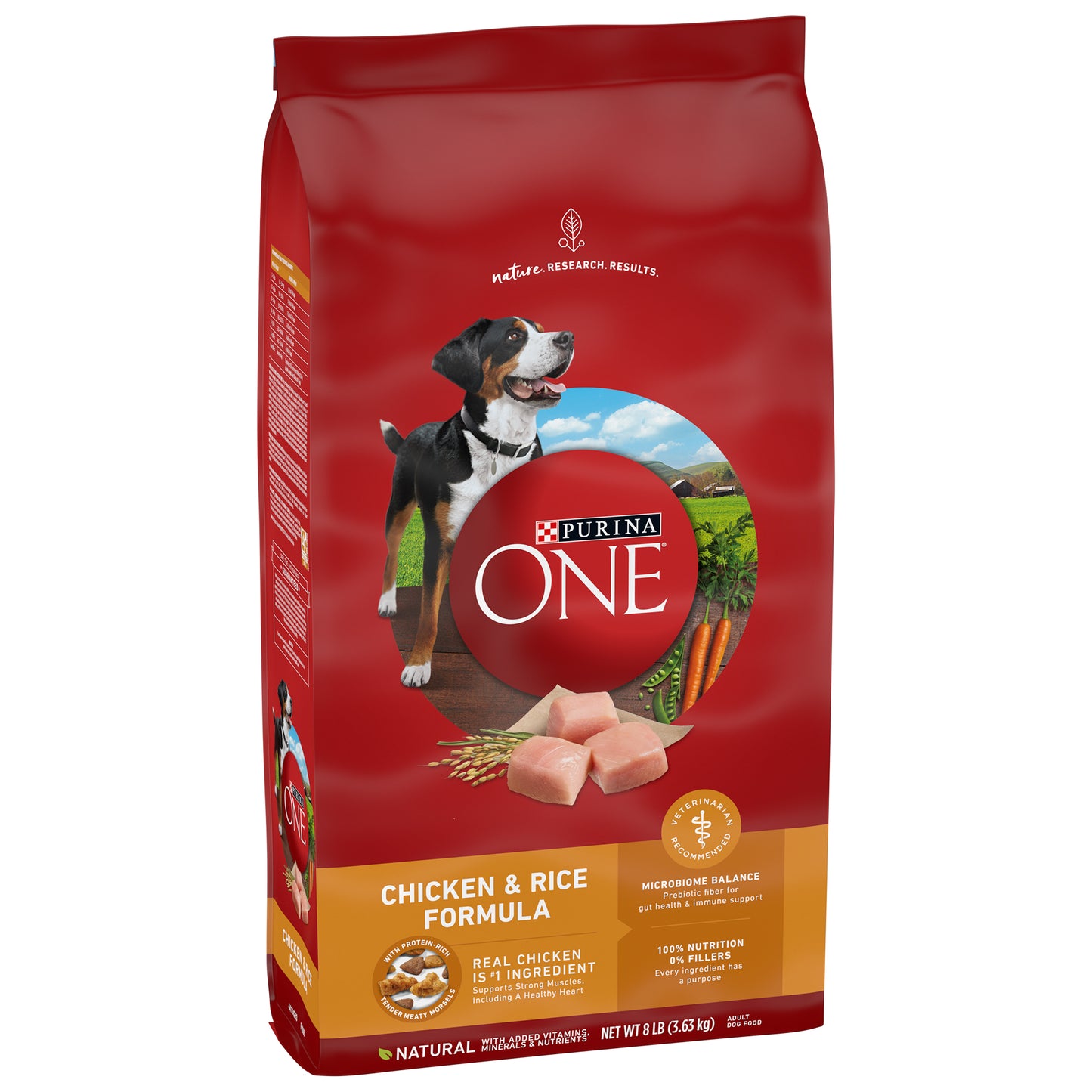 (3.63kg) Purina ONE Dry Dog Food with Chicken & Rice Formula