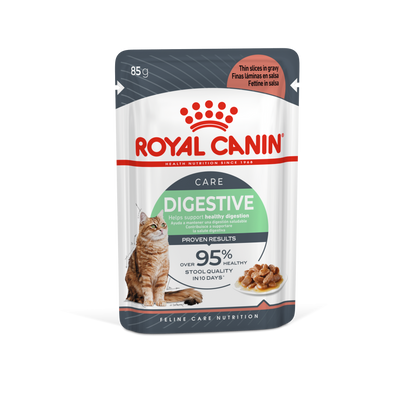 Royal Canin Feline Care Nutrition Digest Sensitive Gravy (Wet Food   Pouches) 12 x 85 g