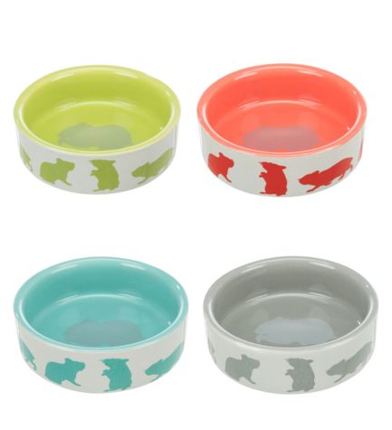 Trixie Ceramic Bowl with Guinea Pig Design