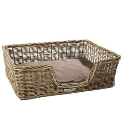 51DN Rattan Rectangular Basket with Cushion