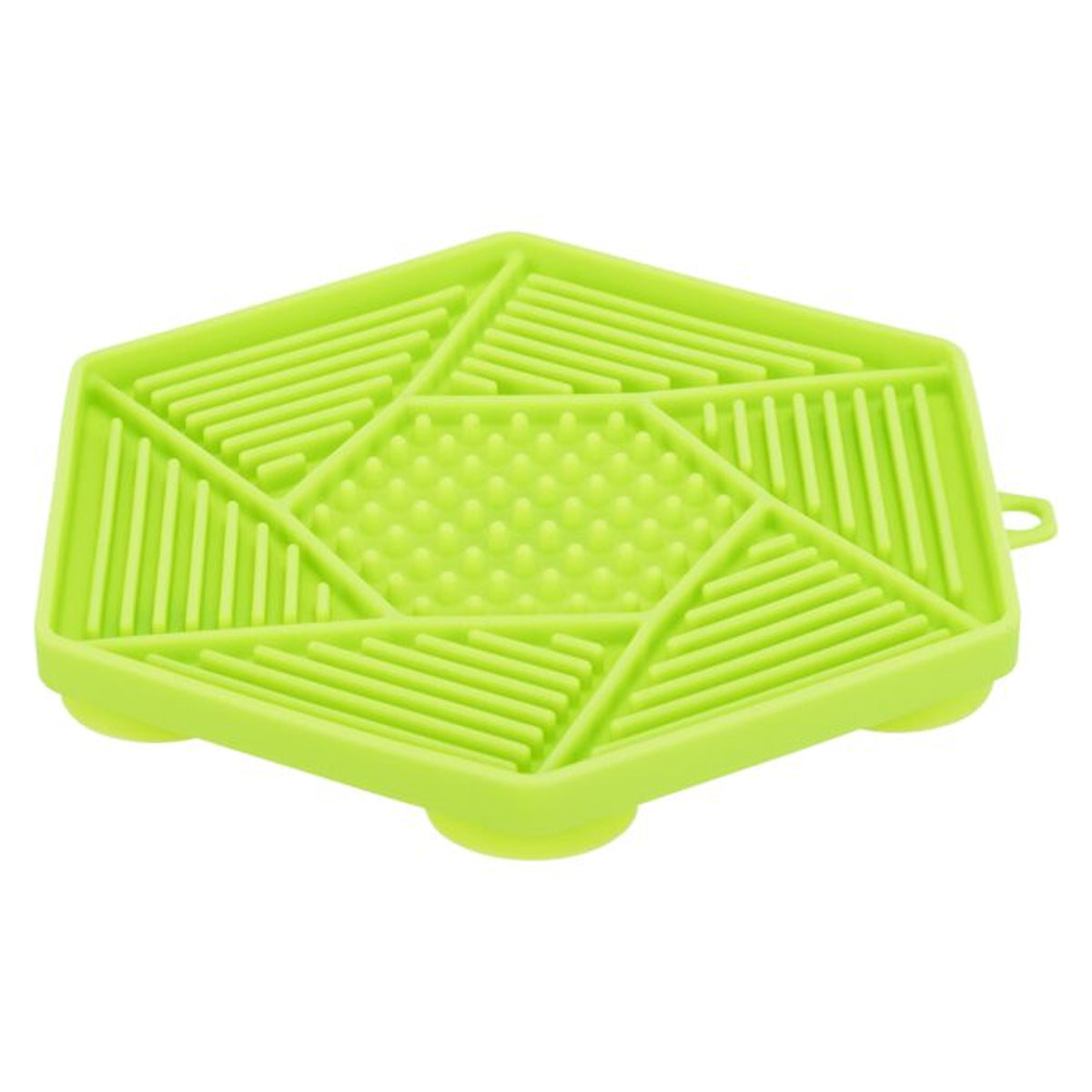 Trixie Lick'n'Snack Hexagon Mat with Suction Pad for Dogs Green/17cm