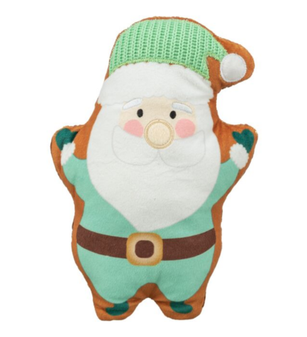 Trixie Christmas Santa Plush Dog Toy