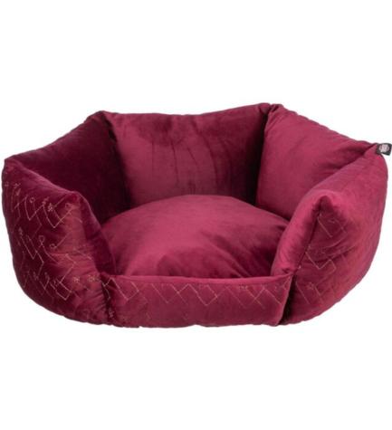 Trixie Natalya Round Bed for Dogs - BORDEAUX/50CM