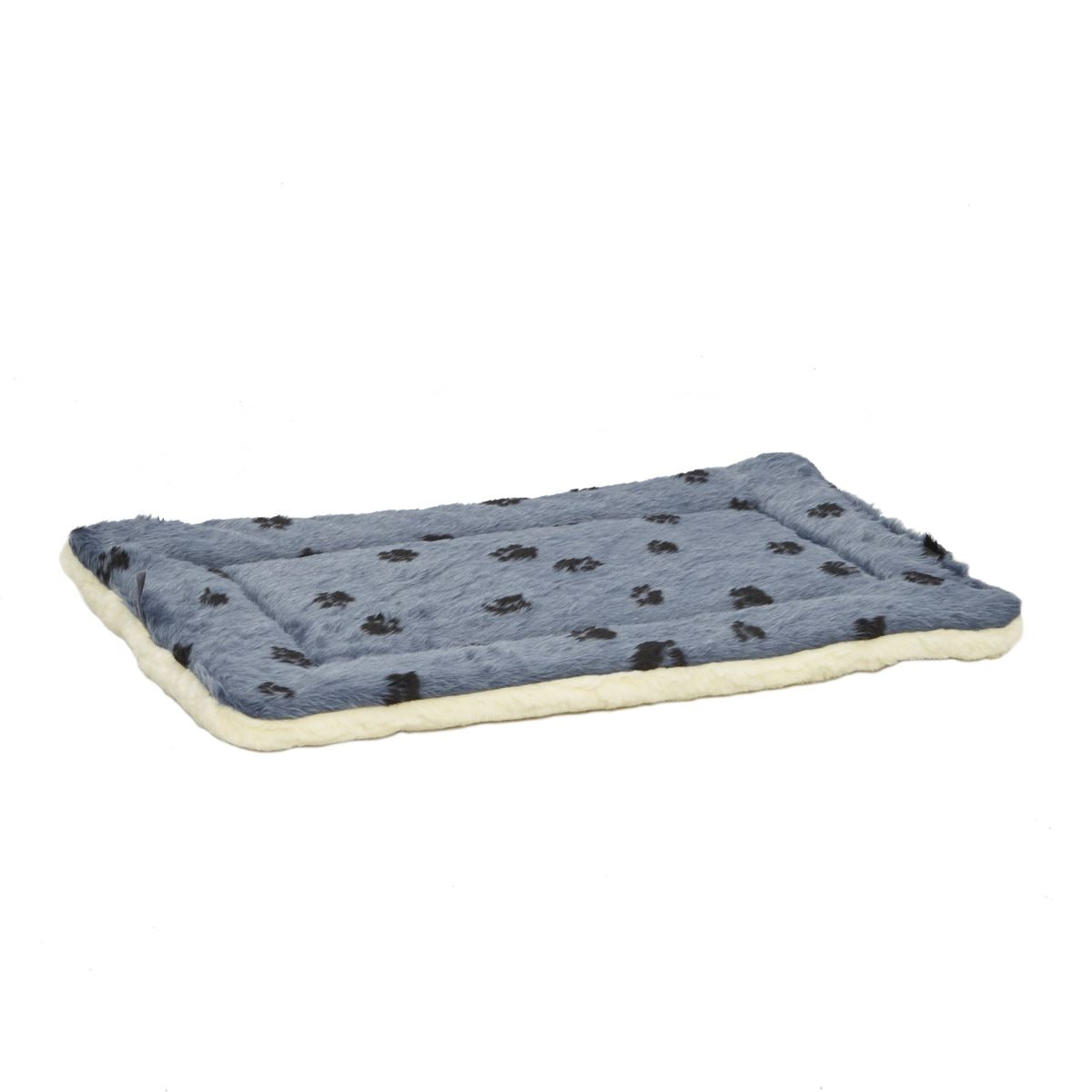 QuietTime Reversible Paw Print Fleece Pet Bed - 30 inch