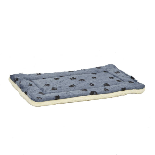 QuietTime Reversible Paw Print Fleece Pet Bed - 30 inch