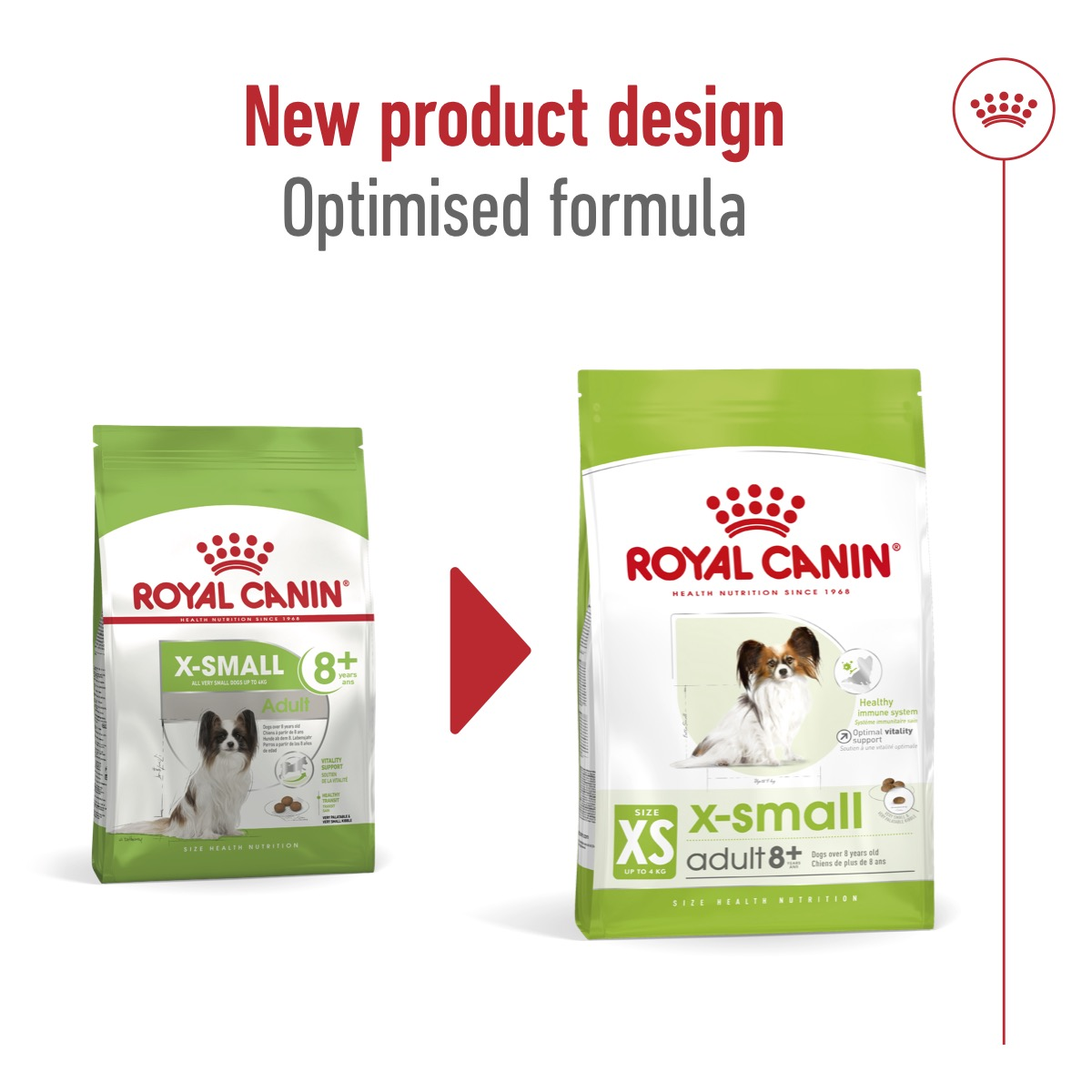 Royal Canin Size Health Nutrition XS Adult 8+ 1.5 kg
