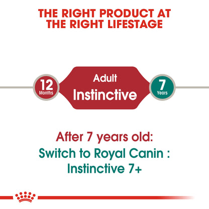Royal Canin Feline Health Nutrition Instinctive Adult Cats Gravy (Wet Food - Pouches) 12 x 85 g