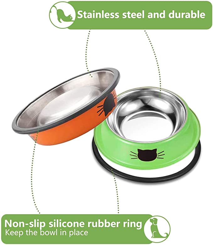 Pet Food Bowl - Set of 3