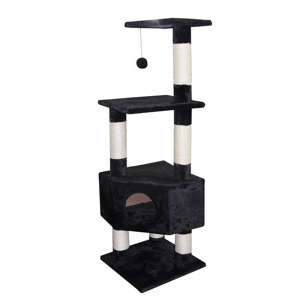 ebi Classic Cat Tree & Scratch Post Loonaa Black 135cm