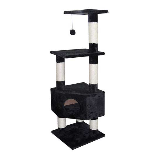 ebi Classic Cat Tree & Scratch Post Loonaa Black 135cm
