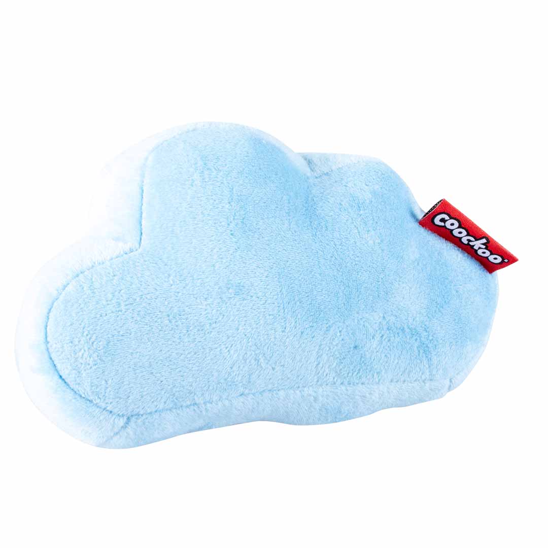 Ebi Coockoo HEAD IN THE CLOUDS Kicking Cushion Cat Toy BLUE 17X7X10.5CM