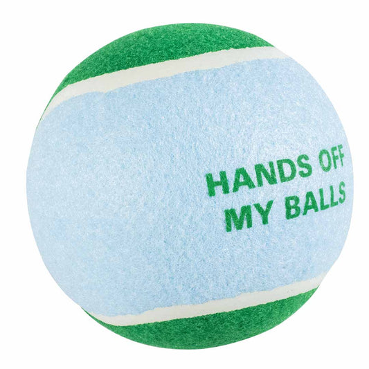 Ebi Coockoo HANDS OFF XL Tennisball Dog Toy - BLUE/12.7CM