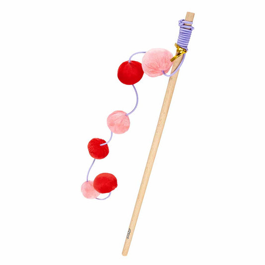 Ebi Coockoo JOLLY JUMPER Cat Wand RED PINK 40X4X4CM