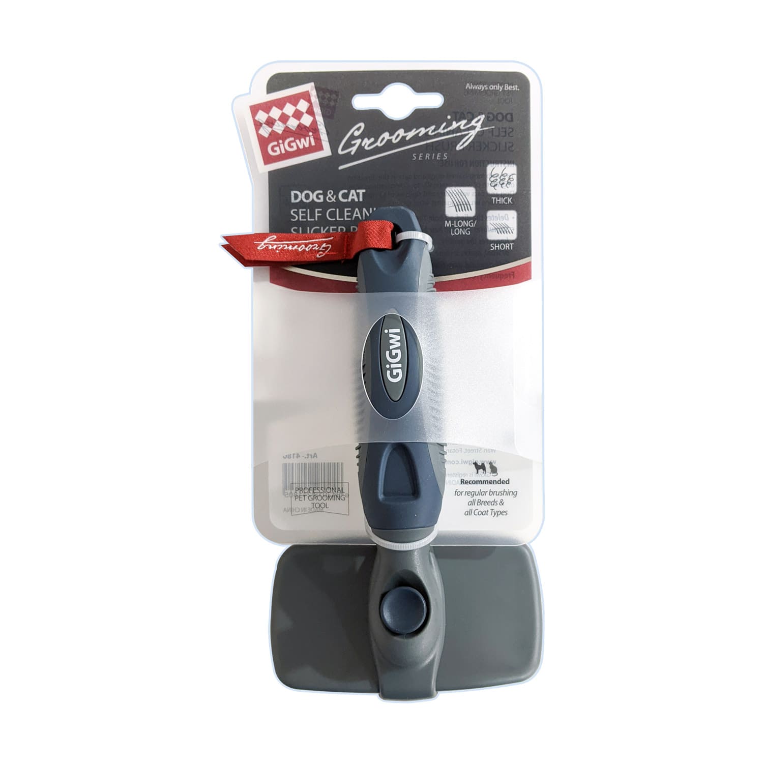 Self Cleaning Slicker Brush for Dogs and Cats