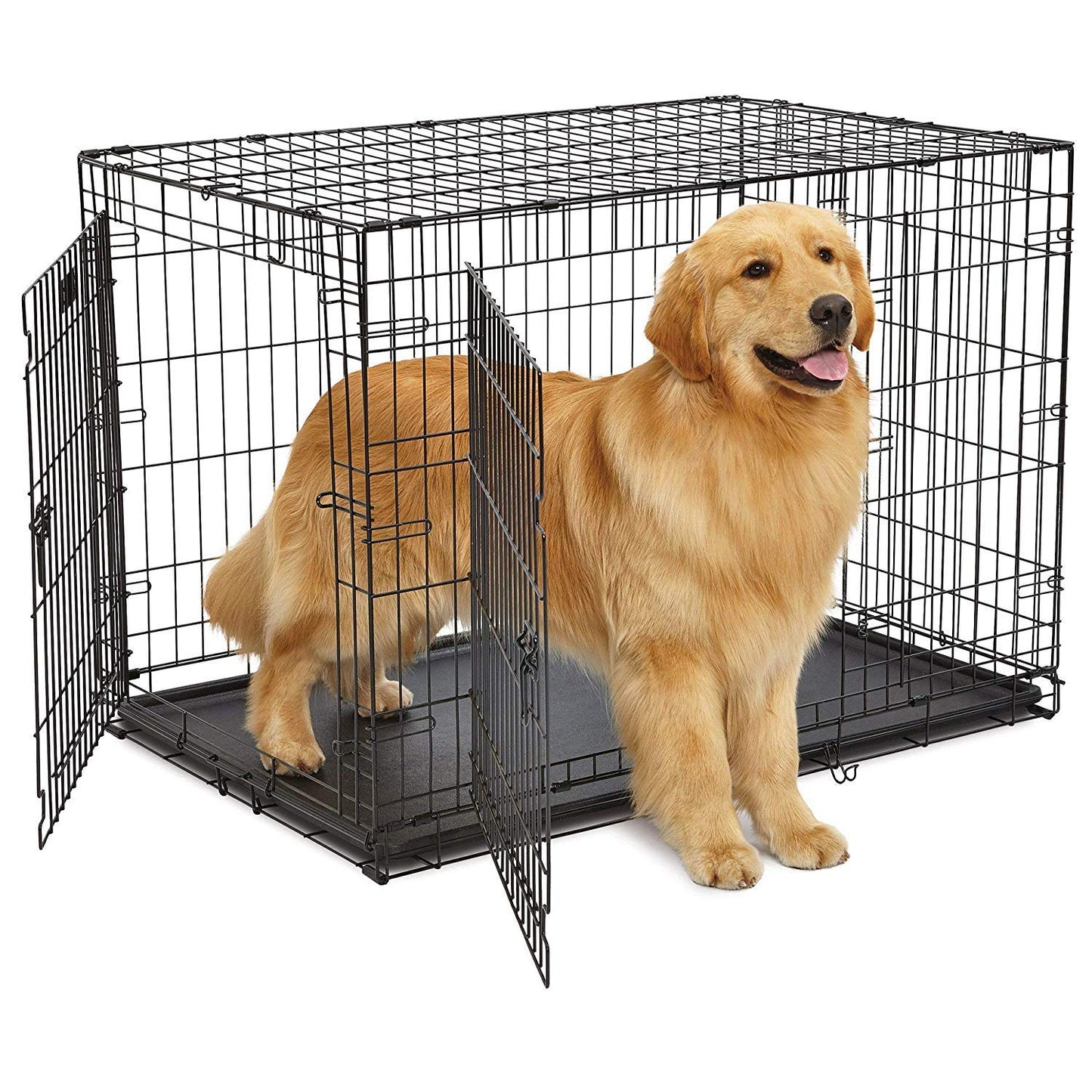 Contour Double Door Dog Crate 42"