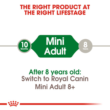 Royal Canin Mini Adult Dog Dry Food 800 GM, Royal Canin Size Health Nutrition Mini Adult Dry Dog Food 800 Gm