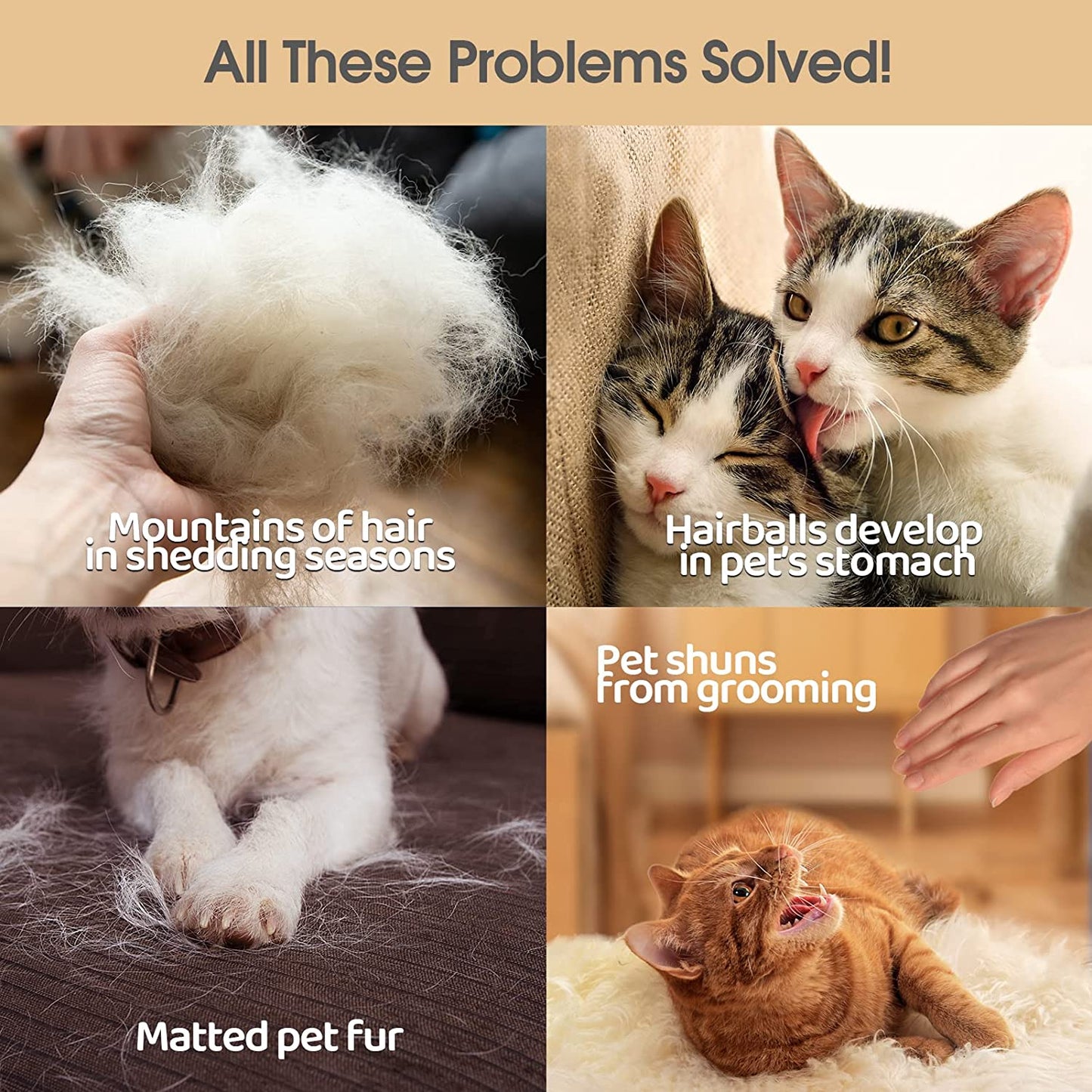Pet grooming Glove, De-Shedding Glove, Fur removal, Dog grooming, Cat grooming, Pet brush,